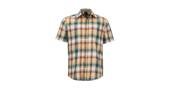 Marmot Notus Short Sleeve Shirt - Men's, Dark Maple, L, 44350-9565-L