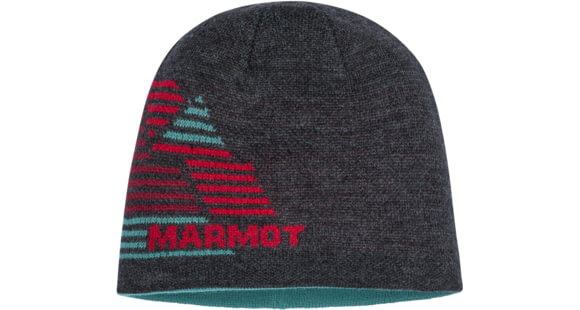 Marmot Novelty Reversible Beanie, Dark Grey Heather, 13880-1915-DGH-ONE