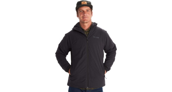 Marmot Novus LT Hybrid Hoody - Men's, Black, Extra Large, M12356-001-XL