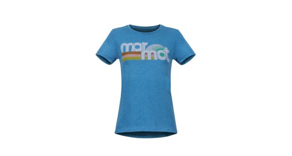 Marmot Oceanside Tee Short Sleeve - Women's, Late Night Heather, Medium, 47830-3708-M