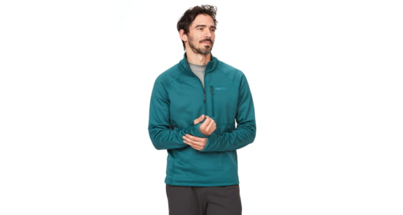 Marmot Olden Polartec 1/2 Zip - Men's, Dark Jungle, 2XL, M13183-22261-XXL