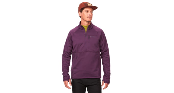 Marmot Olden Polartec 1/2 Zip - Men's, Purple Fig, 2XL, M13183-22260-XXL