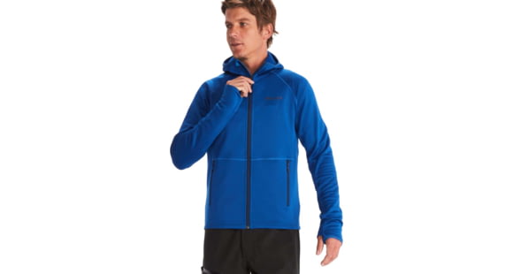 Marmot Olden Polartec Hoody - Men's, Small, Dark Azure, M13182-2059-S