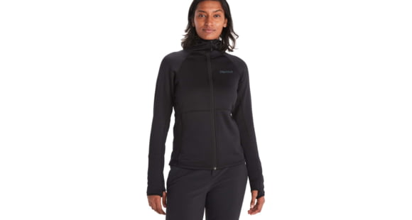 Marmot Olden Polartec Hoody - Women's, Black, Extra Large, M13186-001-XL