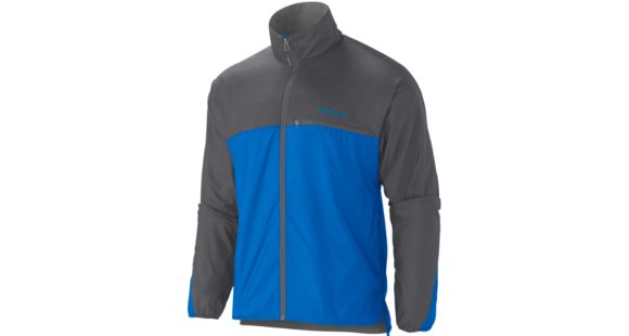 Marmot Original DriClime Windshirt - Men's-Medium-Mars Orange / Gargoyle