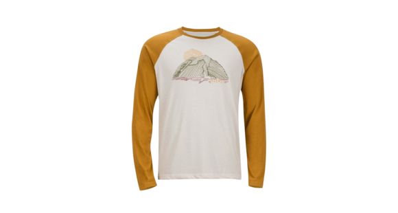 Marmot Owens Long Sleeve T-Shirt - Men's, Oatmeal/Dirty Gold, 2XL, 43790-7790-XXL