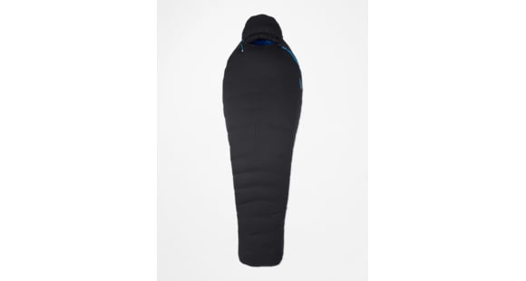 Marmot Paiju 10 Sleeping Bag, Black/Clear Blue, Left Zipper, 901114-571-LZ