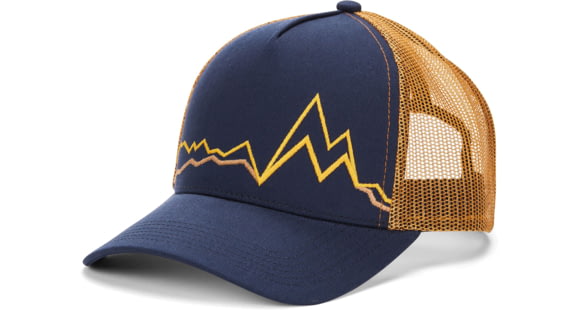 Marmot Peak Bagger Cap, Arctic Navy/Scotch, One Size, 19880-3164-ONE
