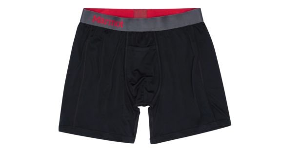 Marmot Performance Boxer Briefs 6 Inch - Men's, Black, Medium, 10460-001-M