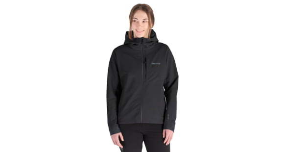 Marmot Pinnacle DriClme Hoody - Women's, Black, Large, M15395-001-L