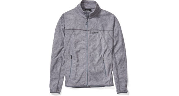 Marmot Pisgah Fleece Jacket - Men's, Steel Onyx, Large, 81810-1515-L
