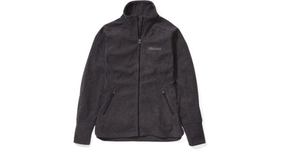 Marmot Pisgah Fleece Jacket - Women's, Black, Large, 89370-001-L