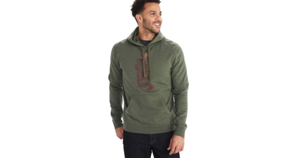 Marmot Pom Pom Hoody - Men's, Crocodile Heather, Large, M11727-8497-L