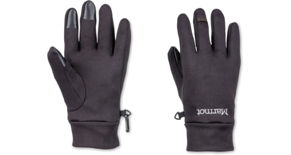 Marmot Power Stretch Connect Glove - Men's, Black, Extra Large, 11650-001-XL