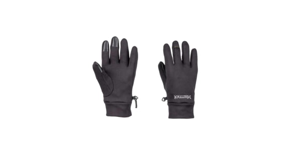 Marmot Power Stretch Connect Glove - Men's, Black, Small, M15917-001-S