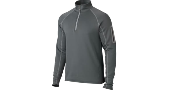 Marmot Power Stretch Half Zip LS - Men's-Large-Real Cinder