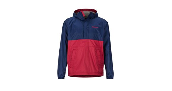 Marmot PreCip Eco Anorak - Men's, Arctic Navy/Sienna Red, Medium, 41520-3591-M