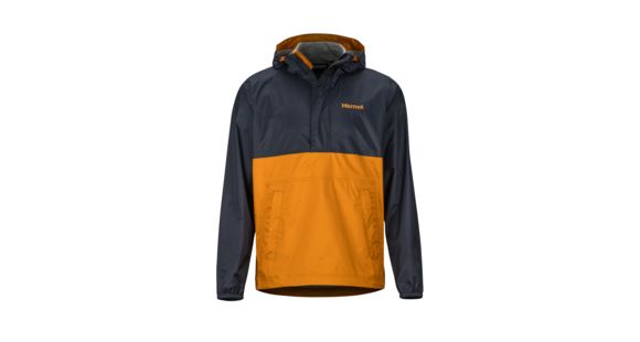 Marmot PreCip Eco Anorak - Men's, Dark Steel/Aztec Gold, Extra Large, 41520-1993-XL