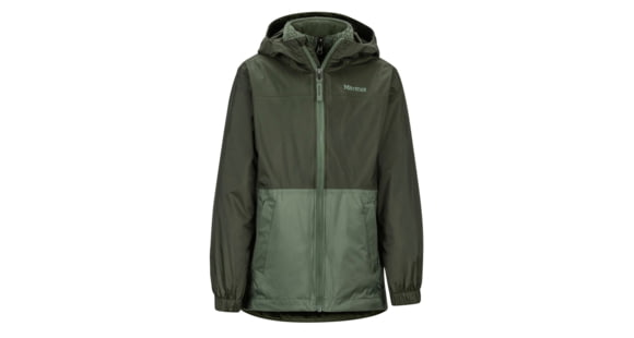Marmot PreCip Eco Component 3-in-1 Jacket - Boys, Small, Rosin Green/Crocodile, 46040-4945-S