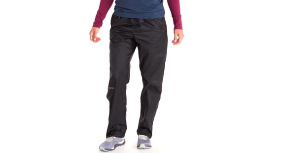 Marmot PreCip Eco Full Zip Pants Long - Women's, Black, XL, M15877-001XL