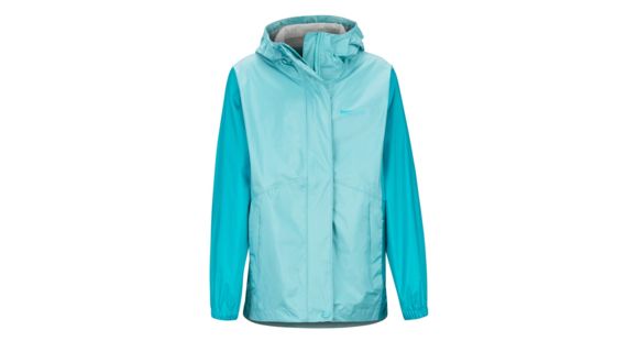 Marmot PreCip Eco Jacket - Girl's, Aquarelle/Blue Tile, Medium, 41010-4942-M