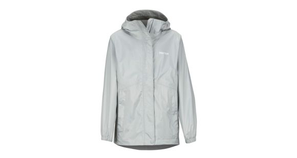 Marmot PreCip Eco Jacket - Girl's, Bright Steel, Small, 41010-1862-S