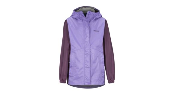 Marmot PreCip Eco Jacket - Girl's, Paisley Purple/Vintage Violet, Large, 41010-3062-L
