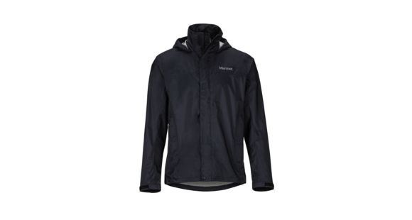 Marmot PreCip Eco Jacket Tall - Men's, Black, Medium, 41500T-001-M