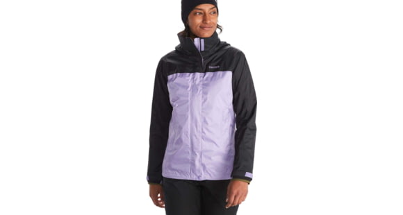 Marmot PreCip Eco Jacket - Women's, Paisley Purple/Black, Extra Large, 46700-20797-XL