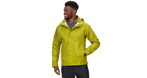 Marmot PreCip Eco Jackets -Mens, Cilantro, Medium, 41500-4440-M