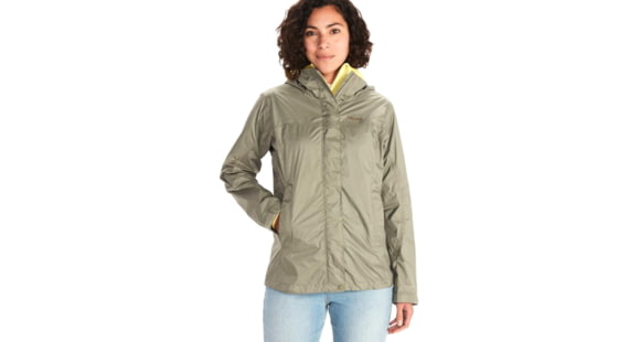 Marmot PreCip Eco Jackets - Women's, Vetiver, Extra Small, 46700-21543-XS