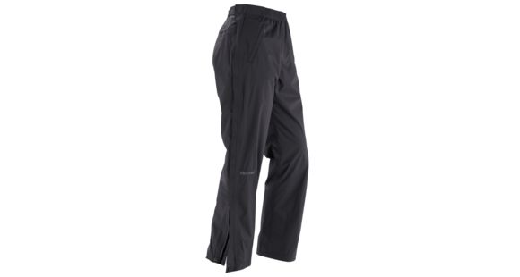 Marmot Precip Full Zip Pants - Men's, Black-Short Inseam-Large
