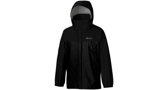 Marmot Precip Jacket - Boy's-Black-Small
