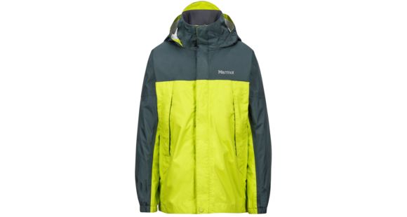 Marmot Precip Jacket - Boy's-Bright Lichen/Dark Zinc-Medium, 269992
