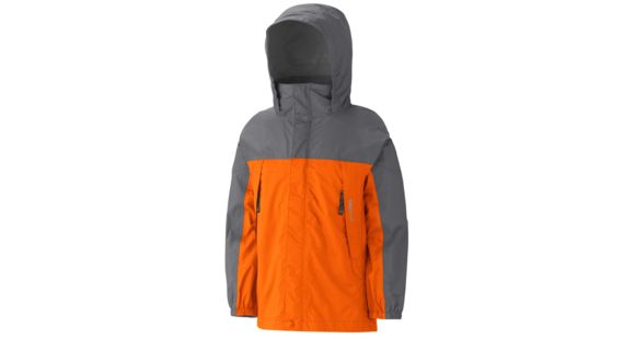 Marmot Precip Jacket - Boy's-Small-Orange Spice/Cinder
