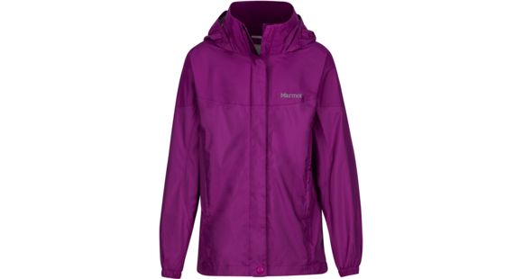 Marmot Precip Jacket - Girl's-Purple Orchid-Small