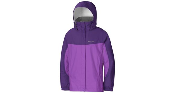 Marmot Precip Jacket - Girl's-Purple Shadow/Lavender Violet-X-Large, 785562734746