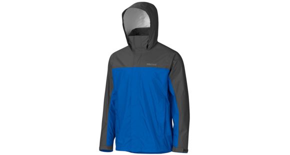 Marmot Precip Jacket - Men's-X-Large-Peak Blue/Cinder, 41200-XL-PEAK BLUE/CINDER