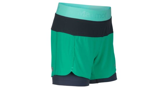 Marmot Pulse Short - Girl's -Large-Gem Green/Ice Green, 785562647855