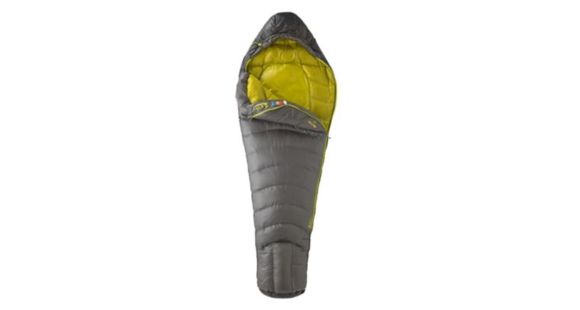 Marmot Quark 30 Sleeping Bag-Cinder/Citronelle-Regular-Left