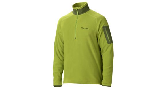Marmot Reactor Half Zip LS - Men's-Medium-Green Lichen