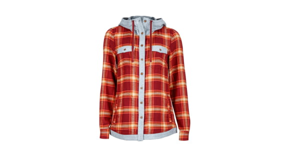 Marmot Reagan Flannel - Women's-Madder Red-Large, 889169114540