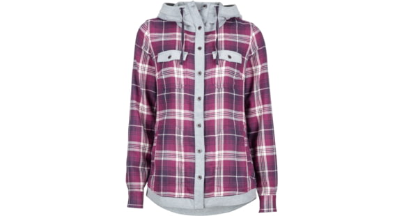 Marmot Reagan Flannel - Women's-Red Grape-Large