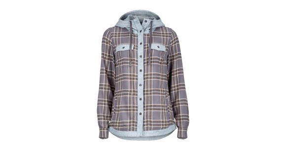 Marmot Reagan Flannel - Women's-Winter Stone -X-Small, 889169114410