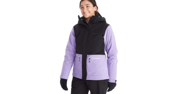 Marmot Refuge Jacket - Women's, Black/paisley purple, Extra Large, M13151-20795-XL