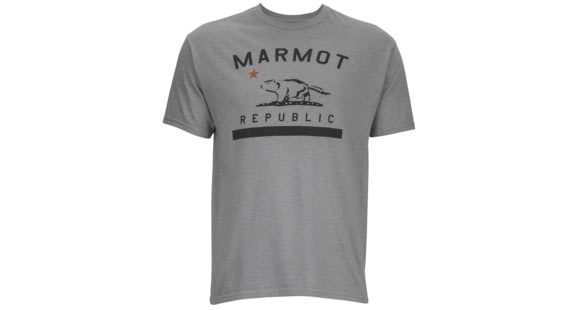 Marmot Republic Short Sleeve Tee - Men's-Athletic Heather-Medium, 261755