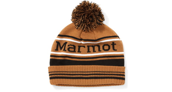 Marmot Retro Pom Hat - Men's, Scotch/Black, One Size, 17410-7403-ONE