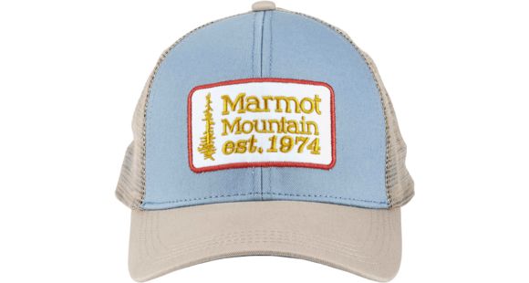Marmot Retro Trucker Hat - Men's, Blue Shale