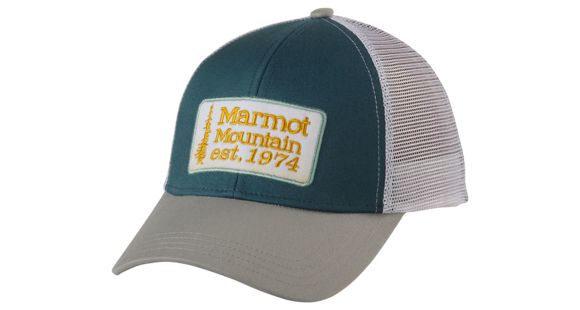 Marmot Retro Trucker Hat - Men's, Dark Mineral, 16410-DARK MINERAL