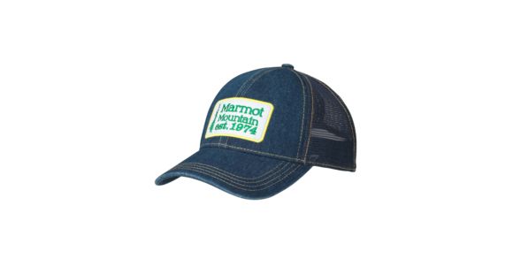 Marmot Retro Trucker Hat - Men's, Denim